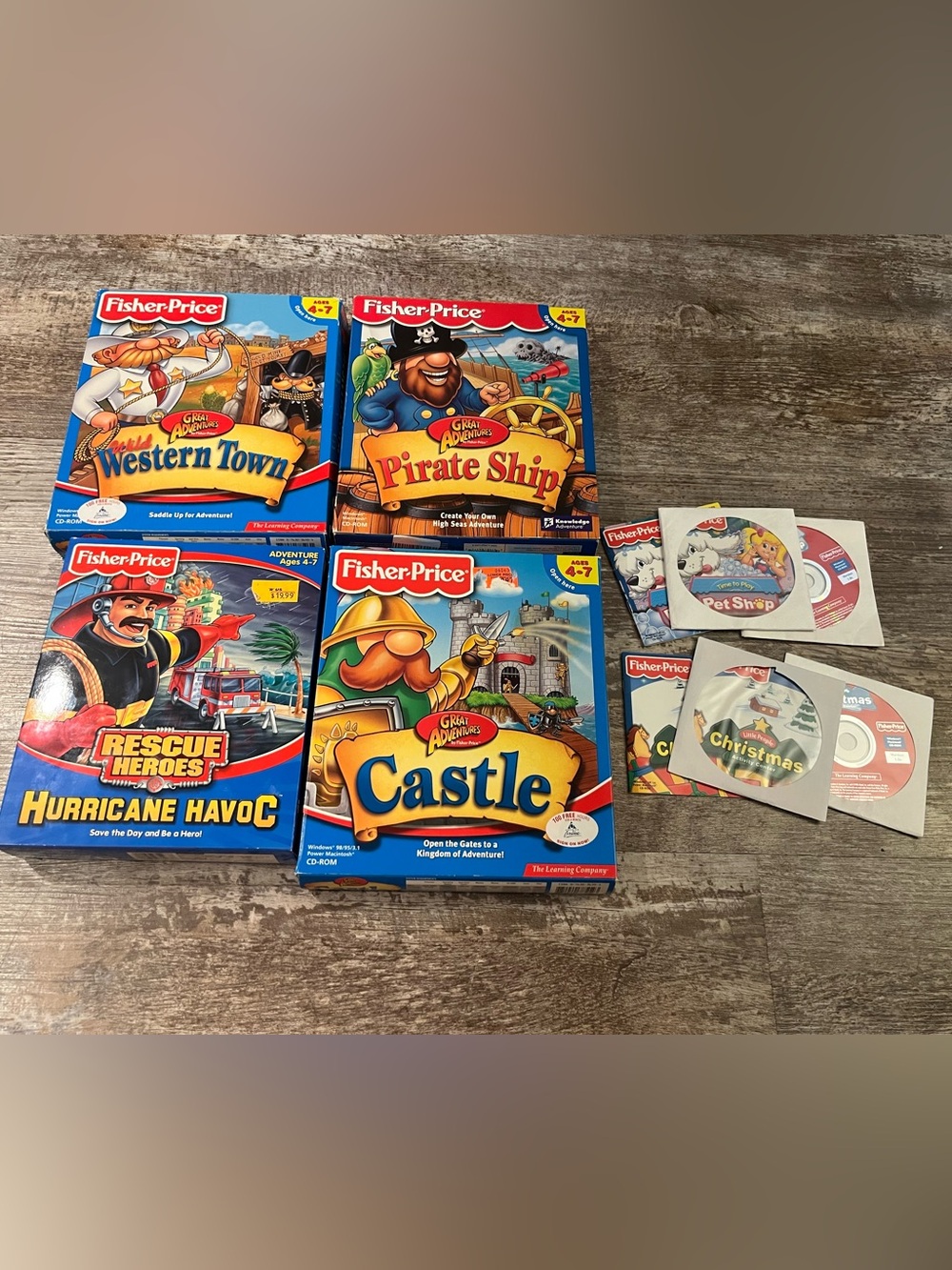Fisher-Price Kids CD/PC Learning Game Set, untested - Picture 1 of 12
